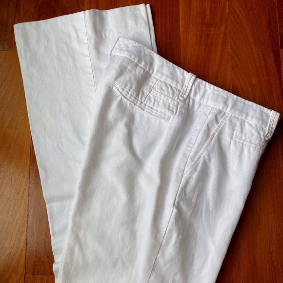 Gap hip slung fit white pants - Picture 1 of 4